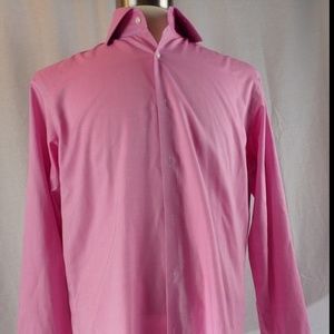 Hugo Boss Hot Pink Button Down Dress Shirt